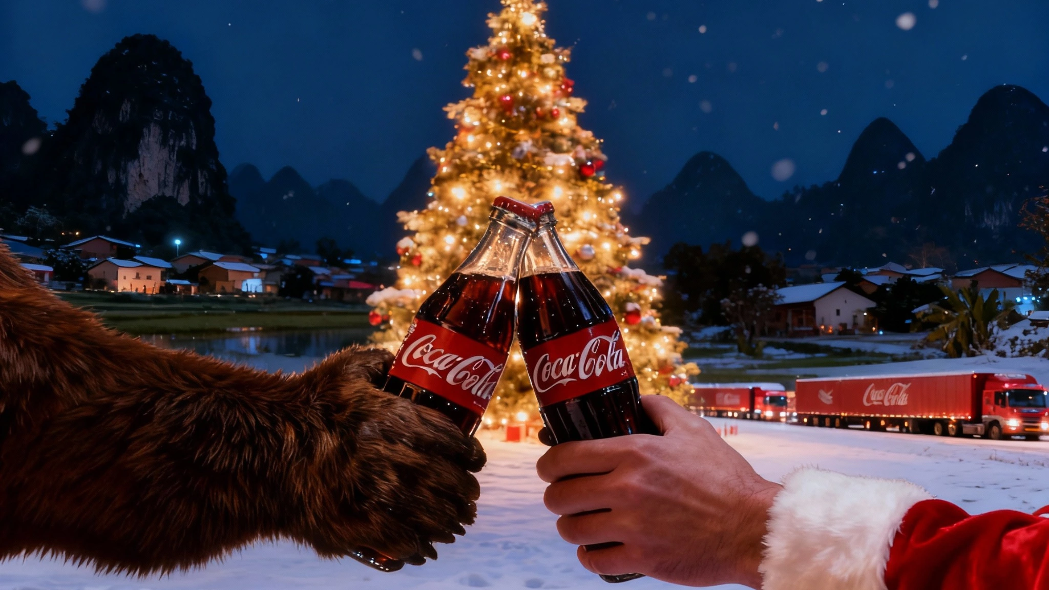 Coca-Cola — Christmas in a Snowy Vietnam — Shared Coca-Cola Christmas moment